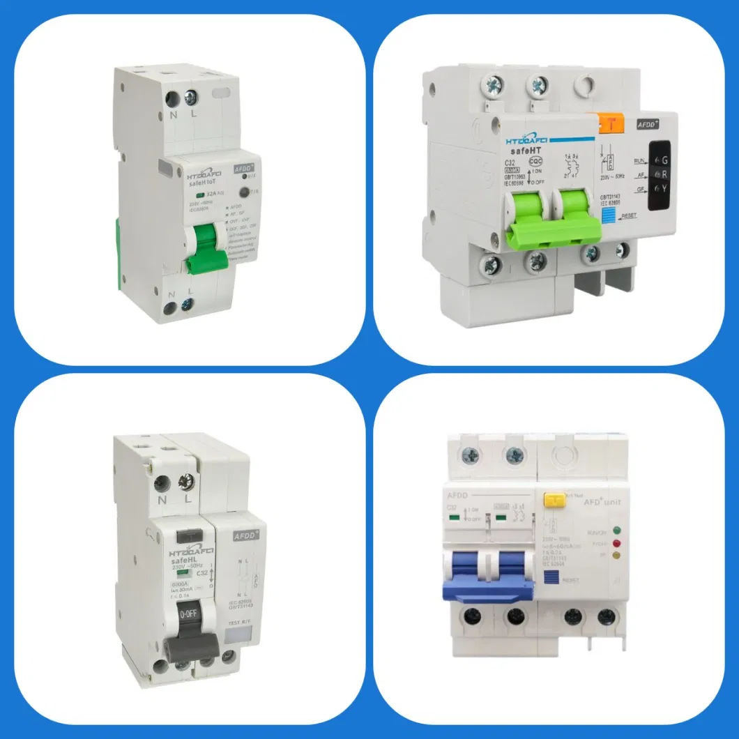Hantu Electric Arc Fault Circuit Breaker 63A Afdd Afci Factory Sell Directly with Good Price From China