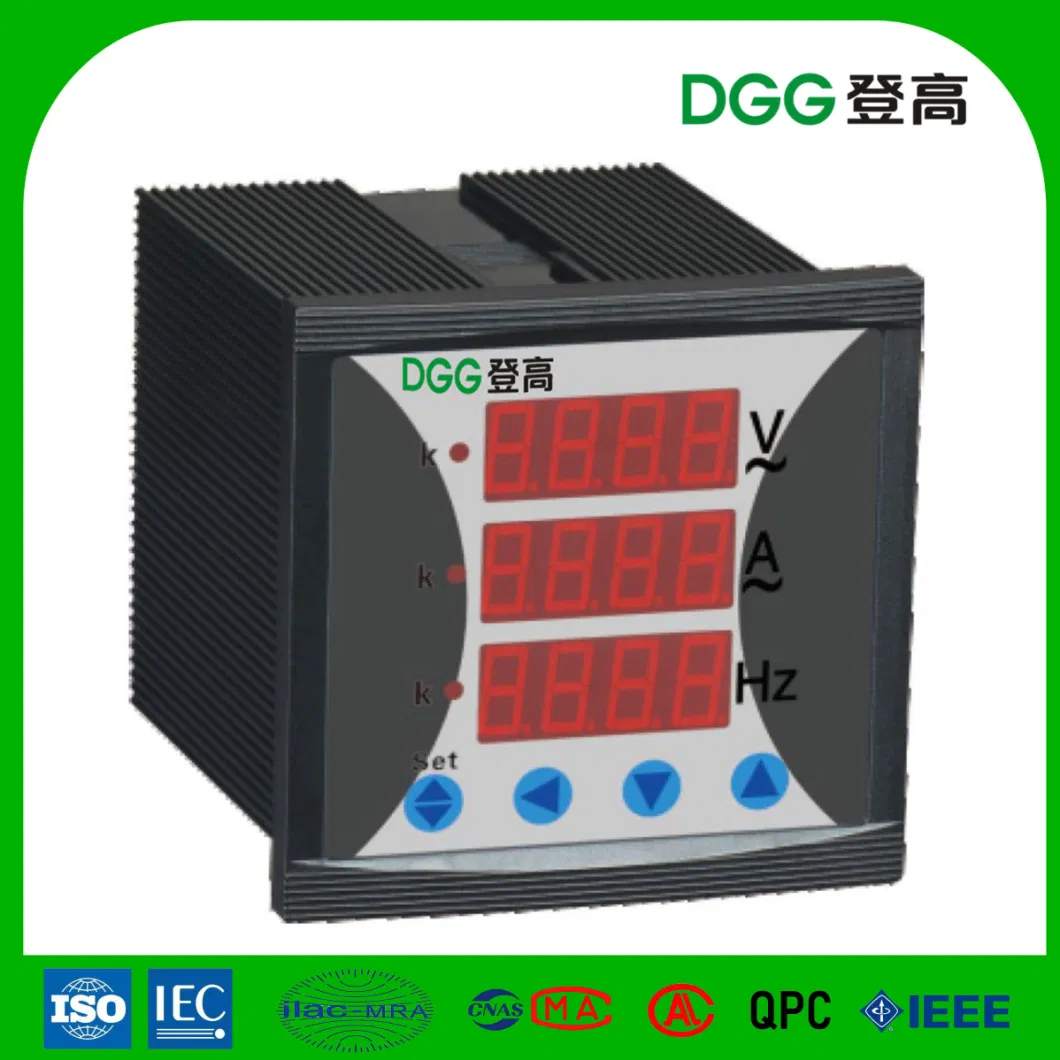 3 Phase AMP Electricity Energy Voltage Current Combination Digital Display Voltmeter Meter