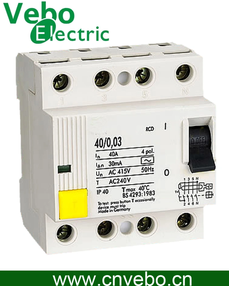 Nfin 4p/M RCD, Residual Current Device