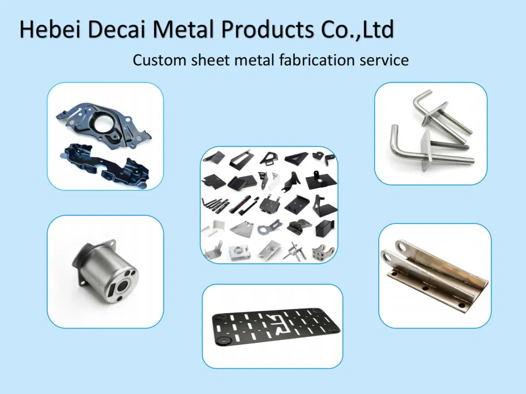 Custom Metal Stamping Garage Door Torsion Spring Notched Anchor Bracket Galvanized Iron Top Wall Bracket