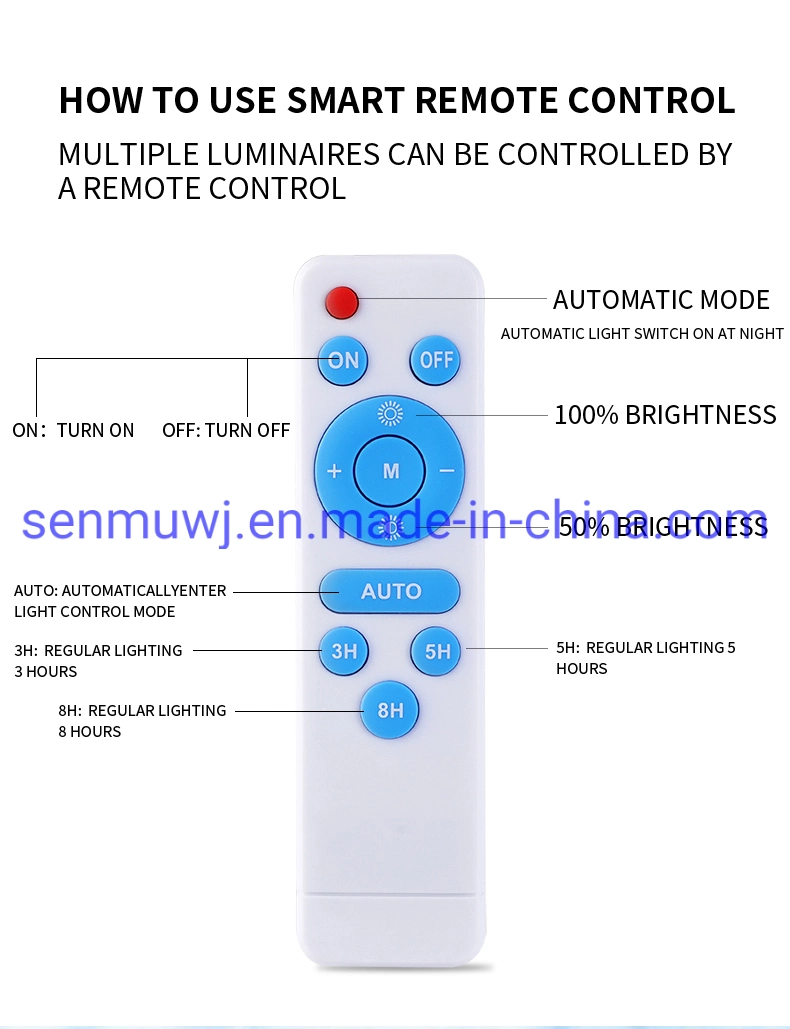 Aluminum IP67 Solar LED Outdoor Light 25W~200W with Power Indicator