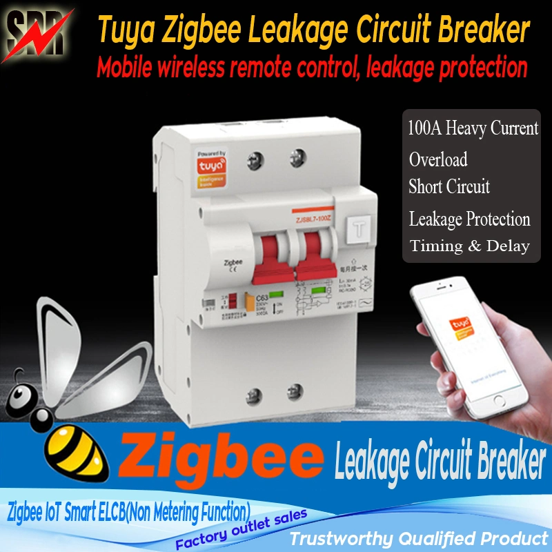 Zjsbl7-100z Zigbee Iot Smart ELCB (Non Metering Function)