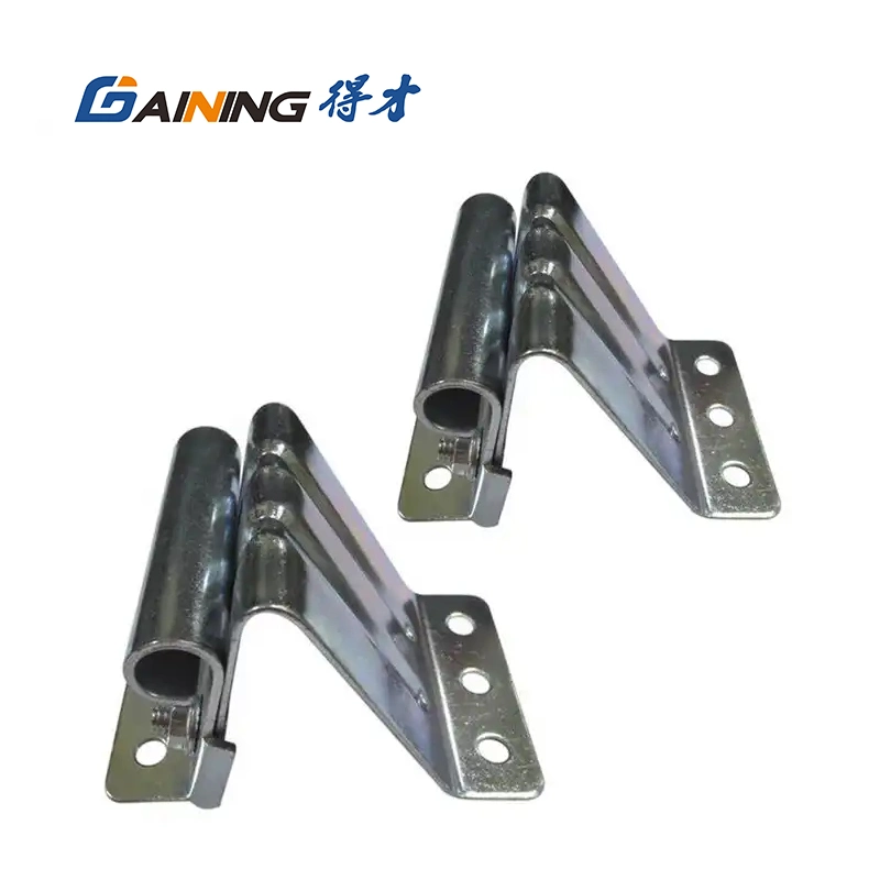 Custom Metal Stamping Garage Door Torsion Spring Notched Anchor Bracket Galvanized Iron Top Wall Bracket