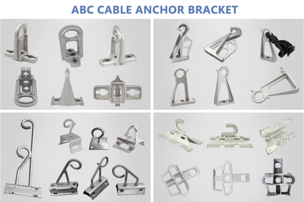 Supplier Price Cable Fitting Outdoor Hanging Anchor Clamp Pole Bracket