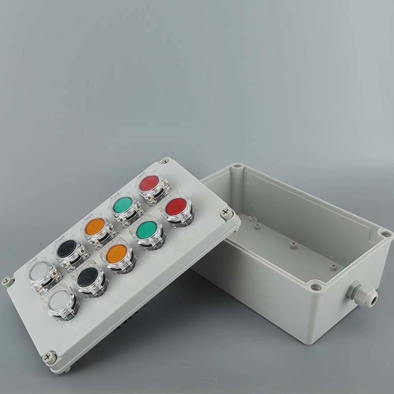 Durable Waterproof Junction Box Plastic Enclosure Push Button Control Box