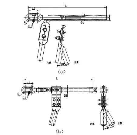 Ny-Type Strain Clamp for Overhead Electric Transmission Line