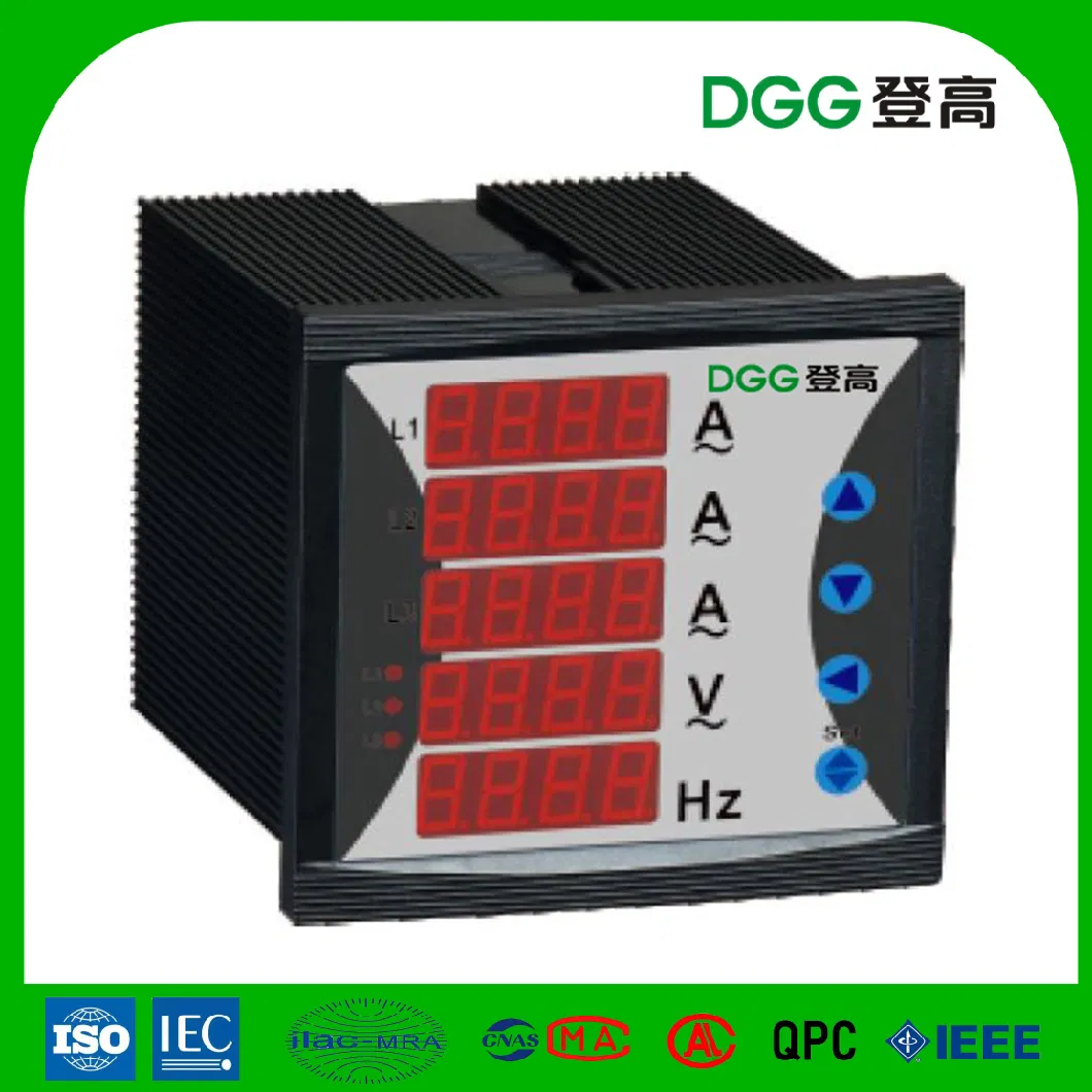 3 Phase AMP Electricity Energy Voltage Current Combination Digital Display Voltmeter Meter