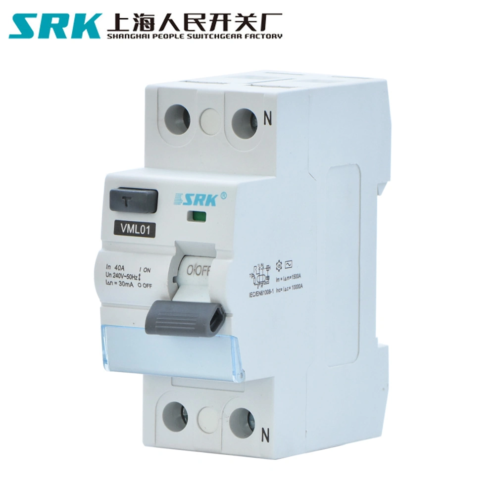 100-Month Warranty Factory Price Type AC Type a 16A 25A 32A 40A 63A 30mA RCCB RCD Rcb ELCB Breaker