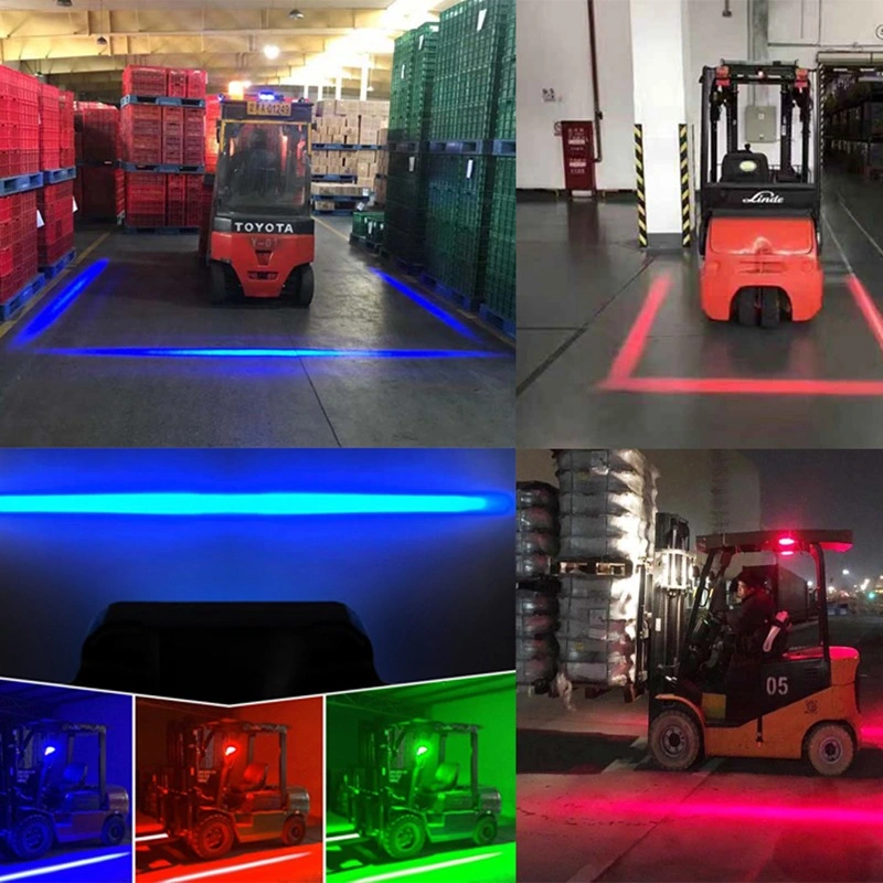 Crek 36V 48V 80V Red Blue Green LED Forklift Safety Indicator Light