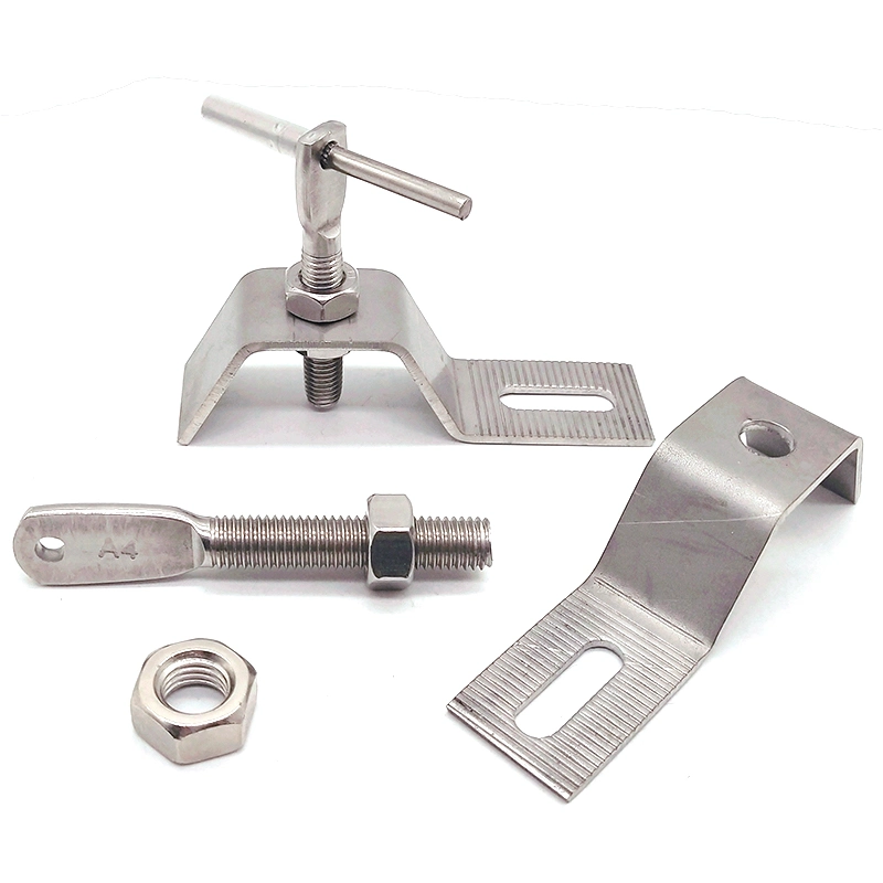 Stainless Steel Stone Cladding Fixing System Z Anchor Marble Fixing Bracket Flat Head Bolt