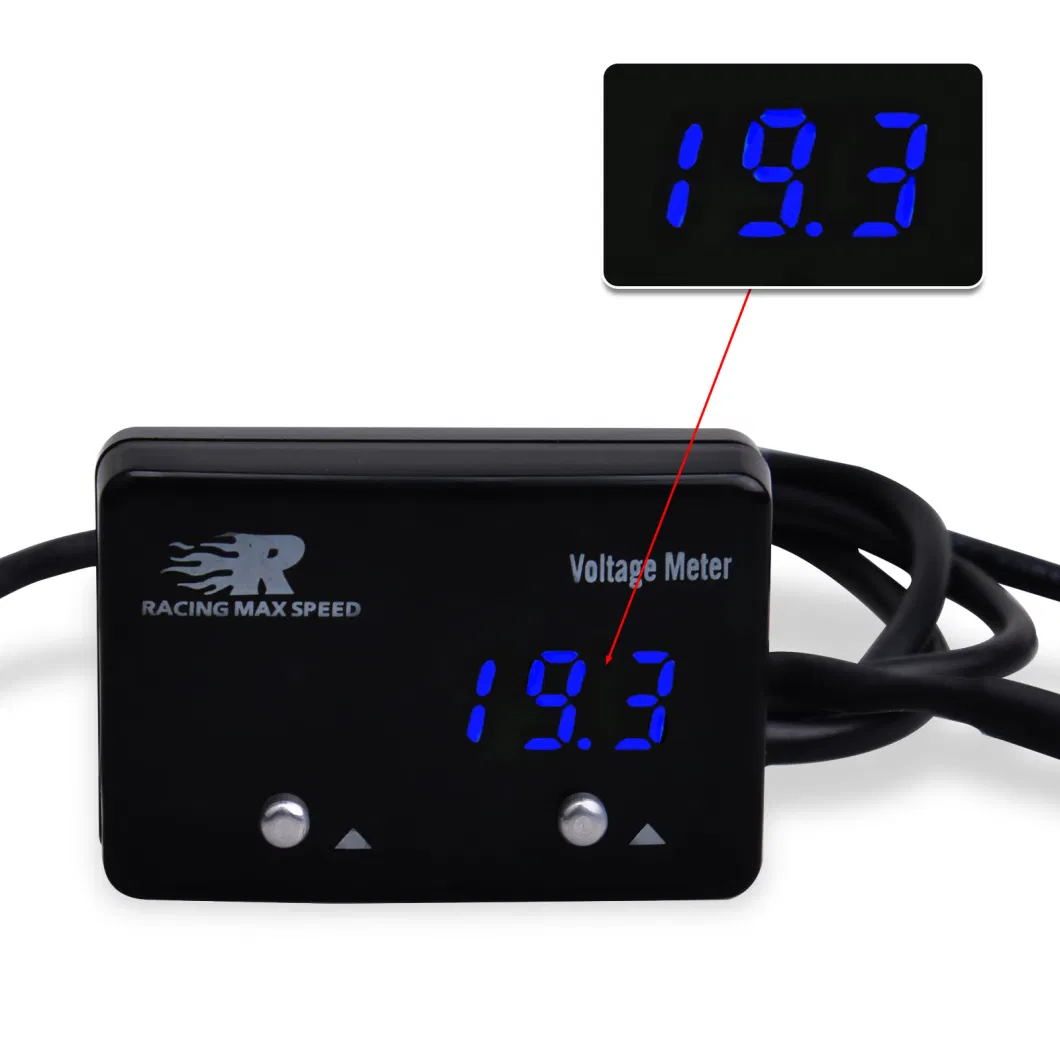 Red/Blue LED Digital Voltmeter Car Voltmeterf LED Voltmeter Digital Display Voltage Meter Tester DC 9-16V