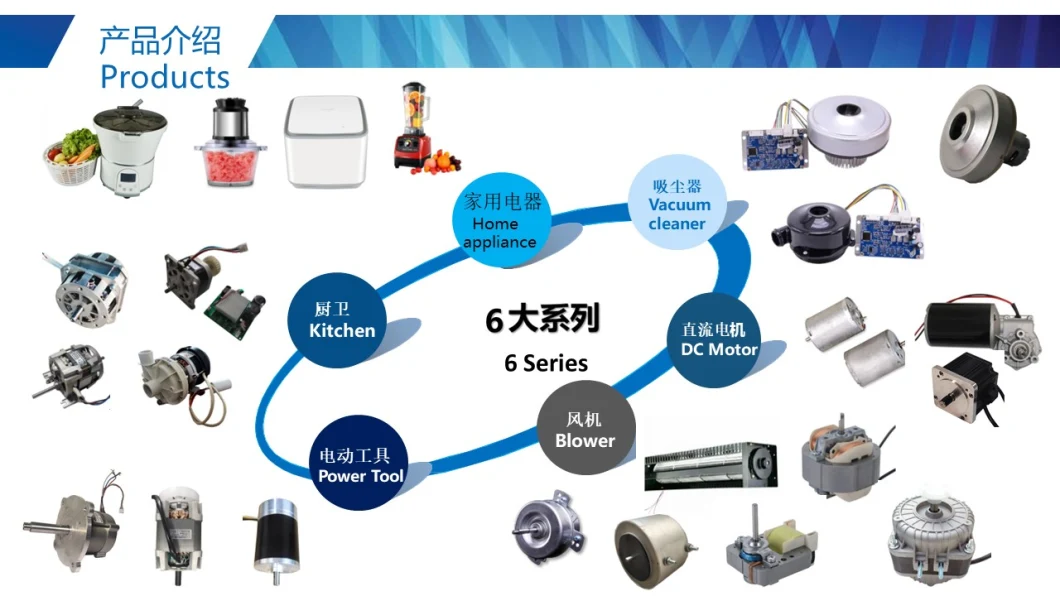 Mirco Brushless BLDC DC Induction Electric High Speed Power Fan Motor with RoHS CE Single Phase AC Electrical Fan Permanent Magnet DC Motor for Solar Panel