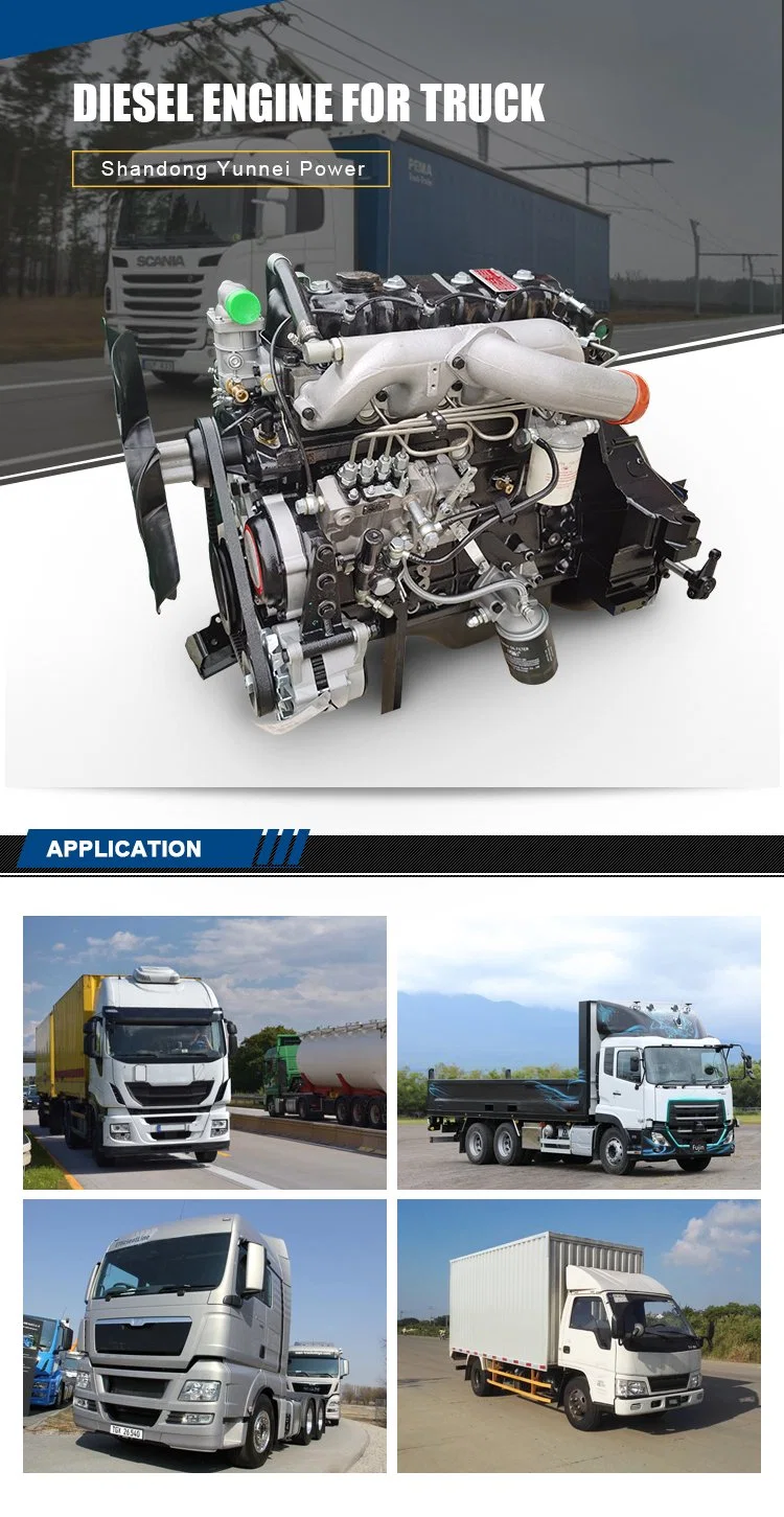 Solid and Durable Environmental Protection Yunnei Diesel Engine for Light Truck