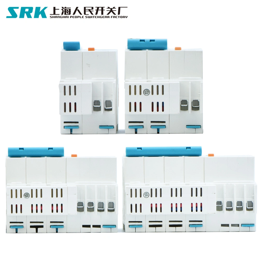 Factory Price 1p+N 2p 3p 3p+N 4p 16A 20A 25A 32A 40A 63A 30mA RCD Residual Current Device