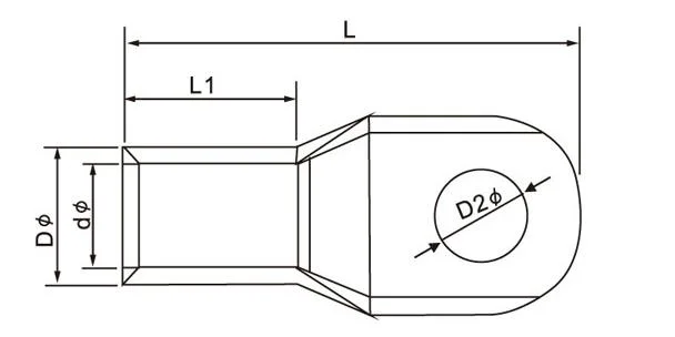 Sc (JGK) Copper Cable Crimping Lug Connector Terminals Cable Lugs