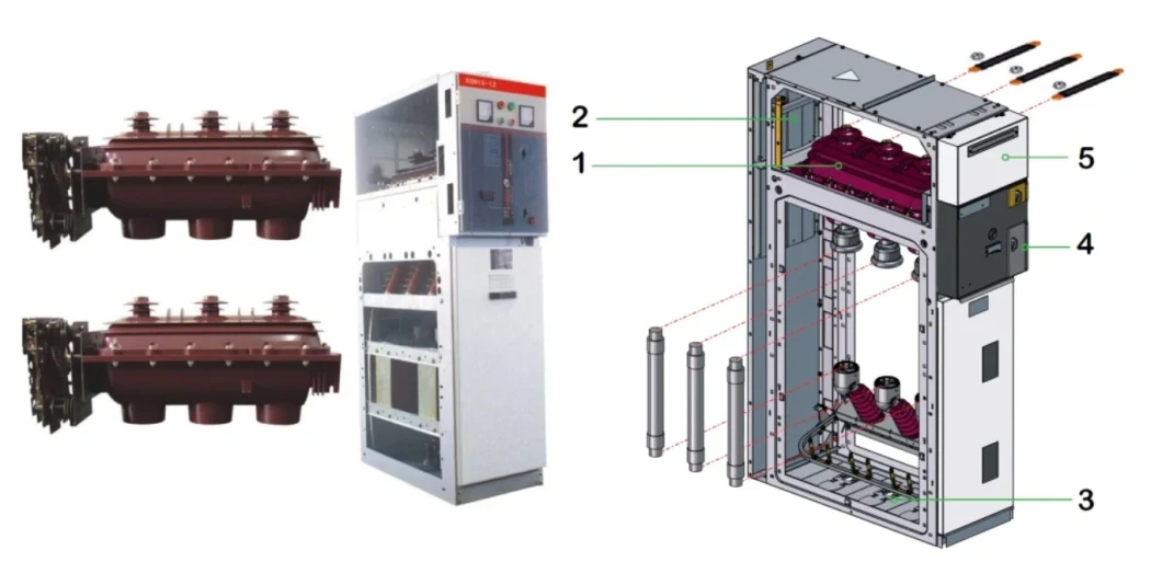 Sf6 Ring Main Unit 24kv 12kv Rmu for Electrical Distribution