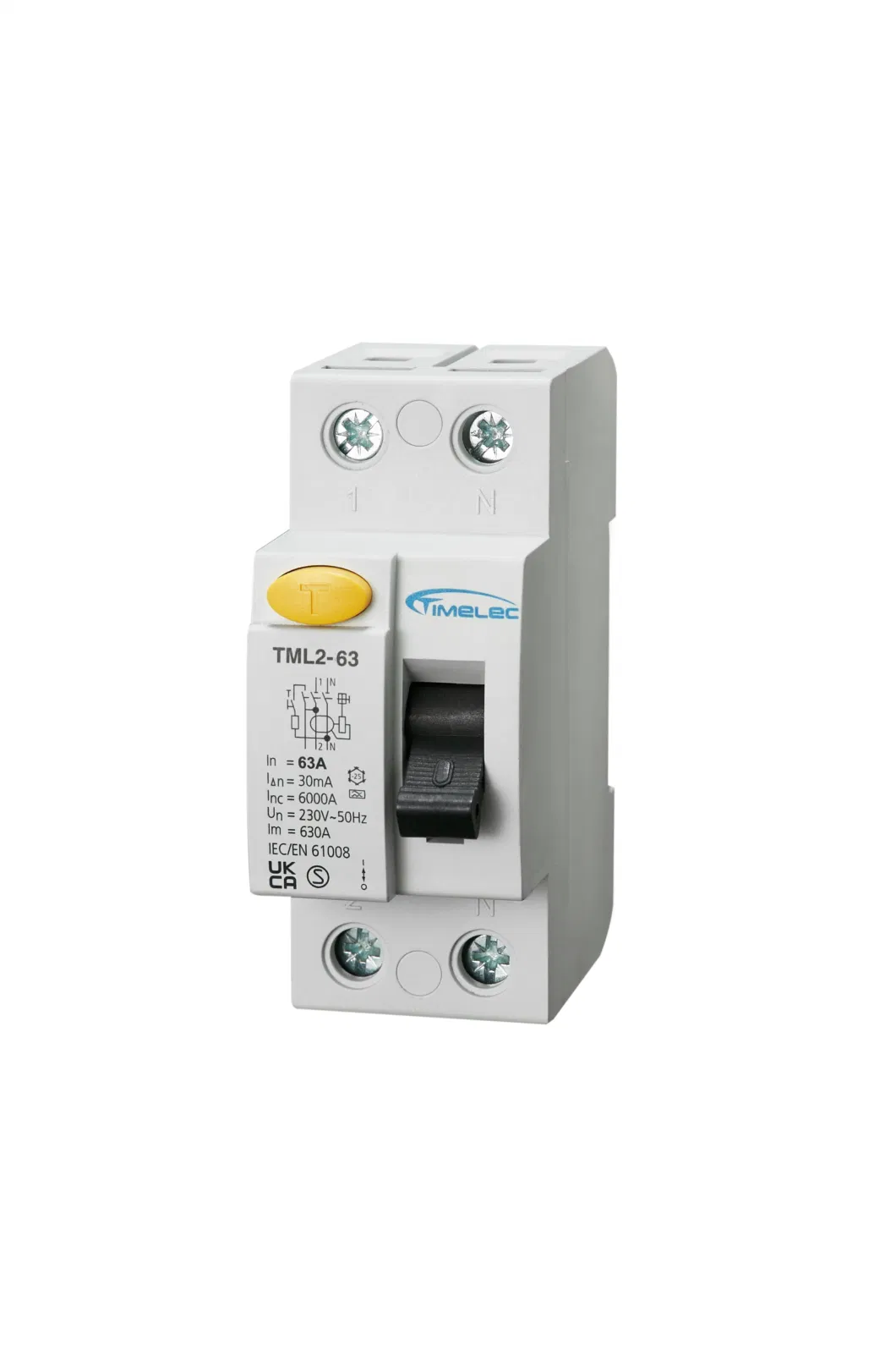 RCCB TML2-63 63A 10kA Type A 4P Residual Current Circuit Breaker