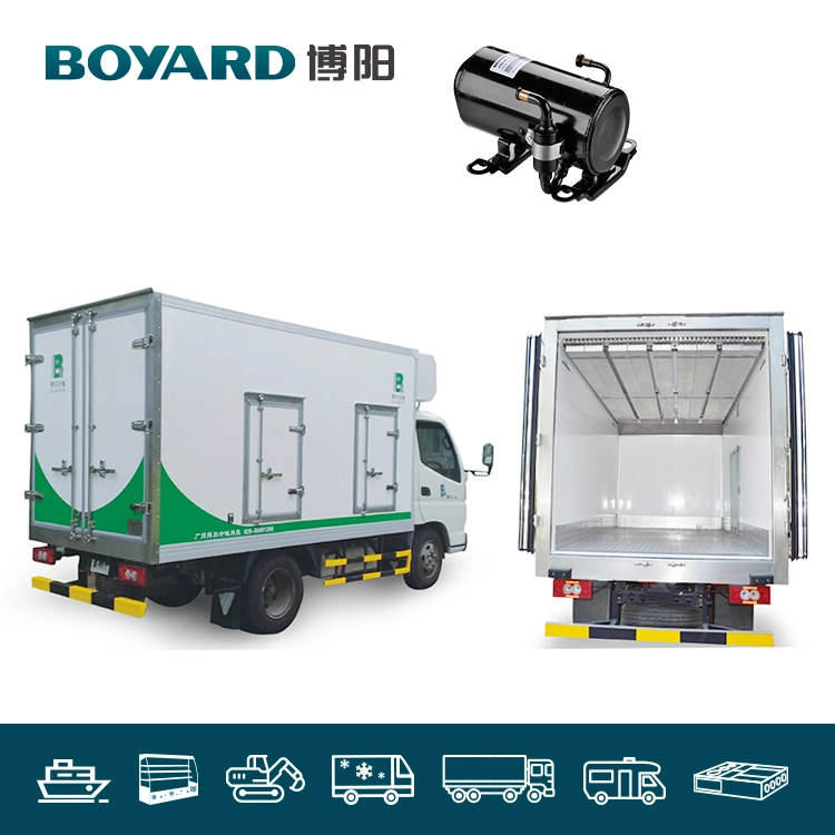Boyard 900W-2500W BLDC Truck Marine Vehicle Cabin 12V Battery Pack DC Compressor Horizontal Brushless Variable Speed