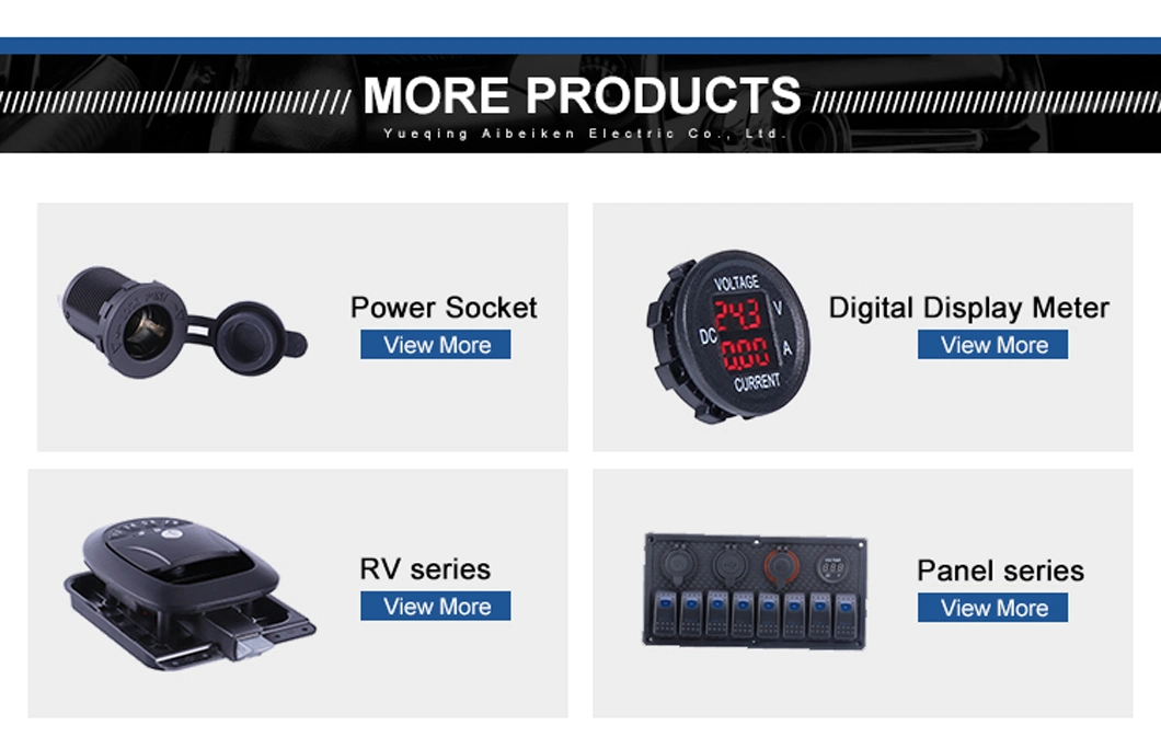Best Seller DC 12V-24V Universal Voltage Meter for Car Motorcycle Truck Waterproof IP65 LED Color Digital Display Voltmeter
