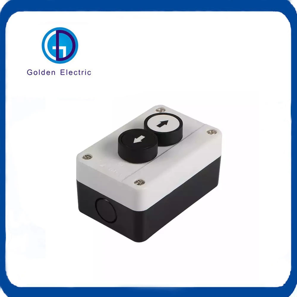 Waterproof Flush 3 Spring Return Button Control Box Push Button Station Control Switch Box