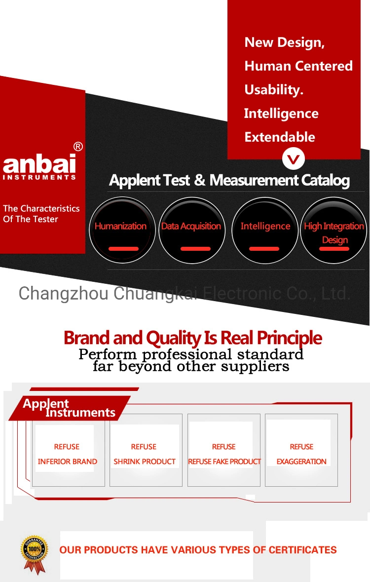 Anbai At526 Battery Internal Resistance Meter AC Resistance and DC Voltage