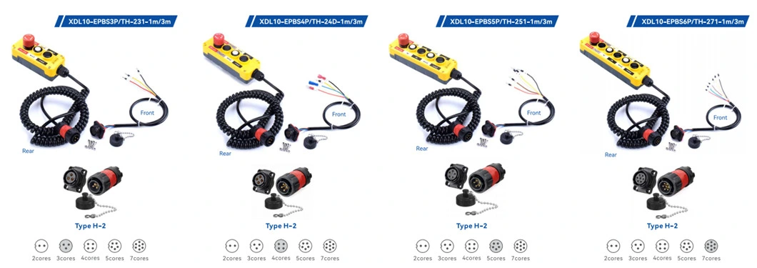 Xdl10-Epbs6p/Th-2 6 Holes Push Button Switch 22mm Control Station Box