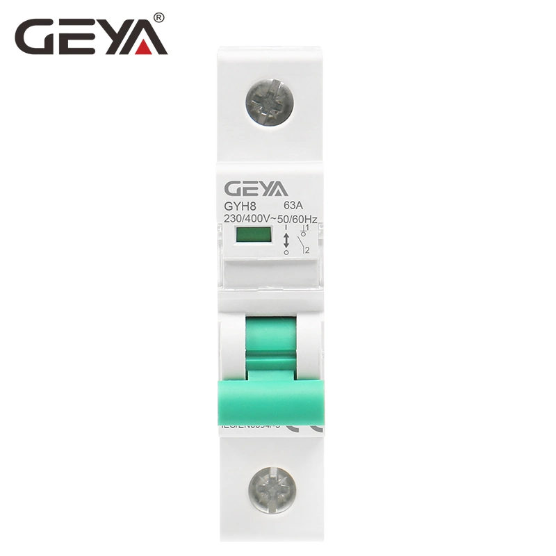 Geya Gyh8 1p Isolator Switch with IEC 60947-3 Standard Isolating Breaker 100A Isolator