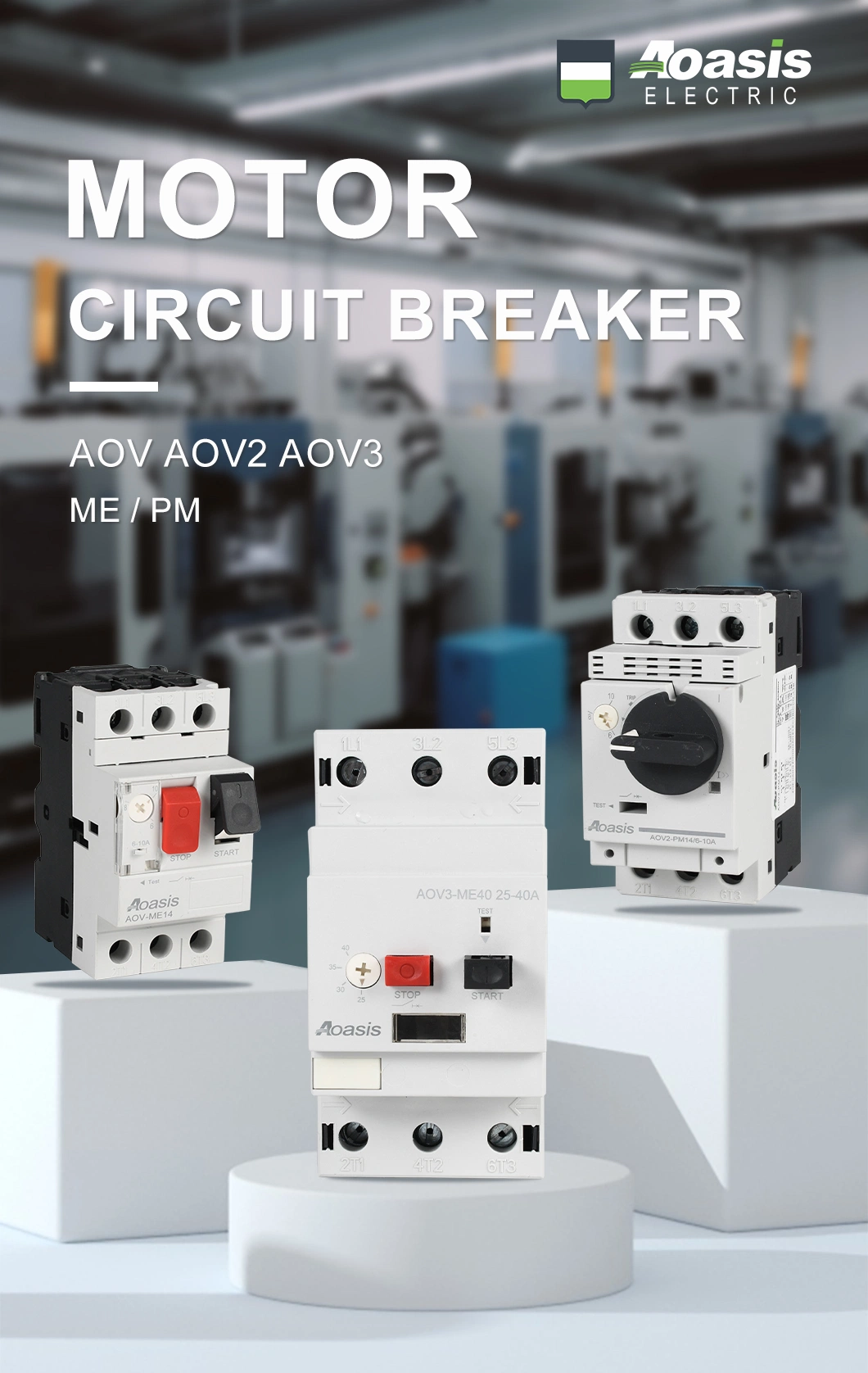 Aoasis Aov3-Me Gv3 AC 380V MPCB Motor Starter Circuit Breaker