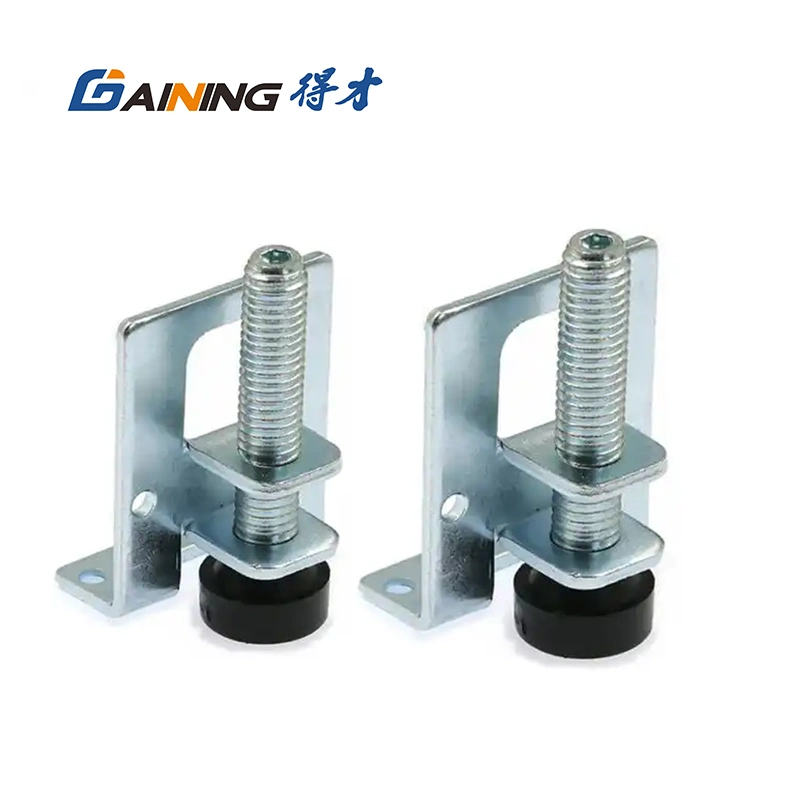 Custom Metal Stamping Garage Door Torsion Spring Notched Anchor Bracket Galvanized Iron Top Wall Bracket