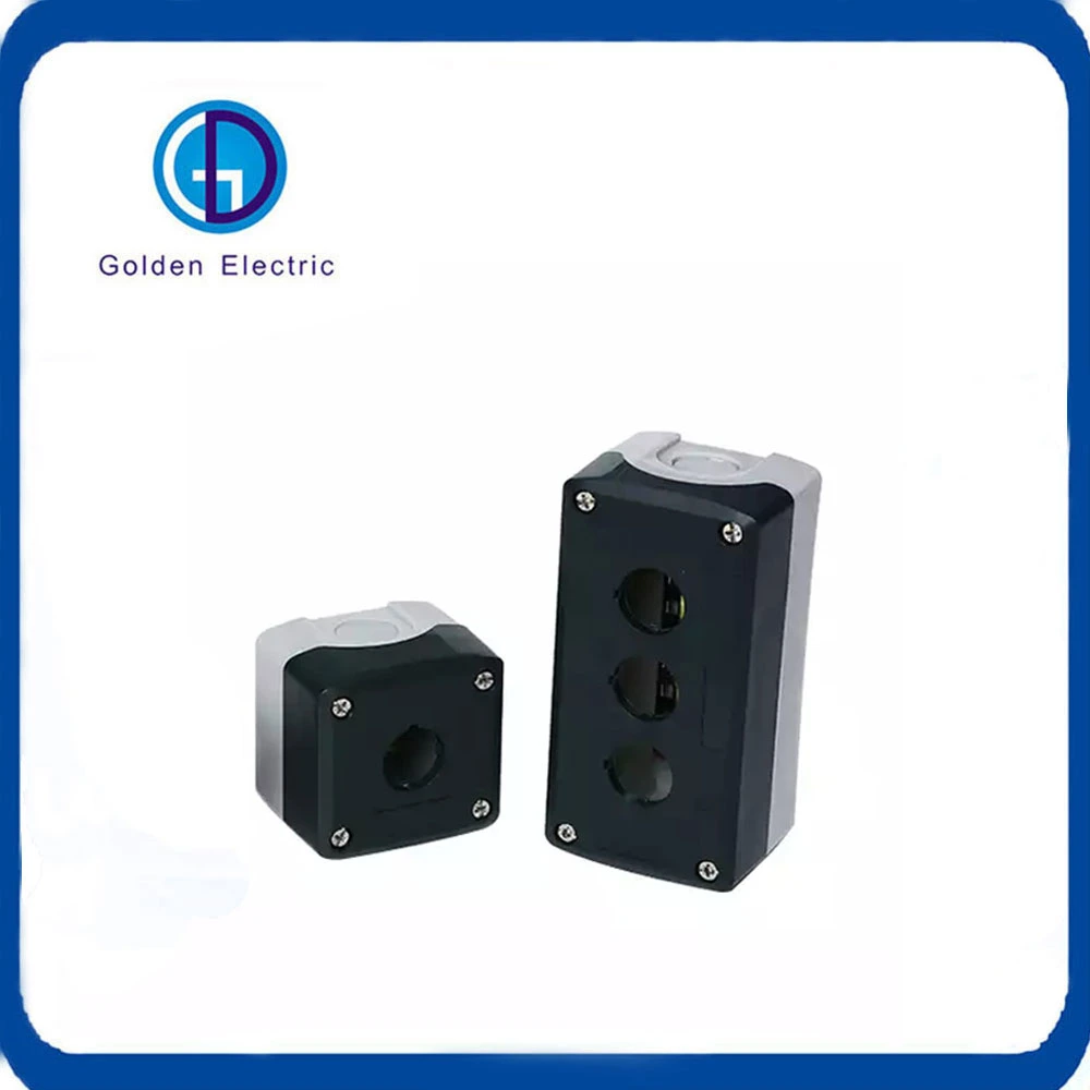 Waterproof Flush 3 Spring Return Button Control Box Push Button Station Control Switch Box