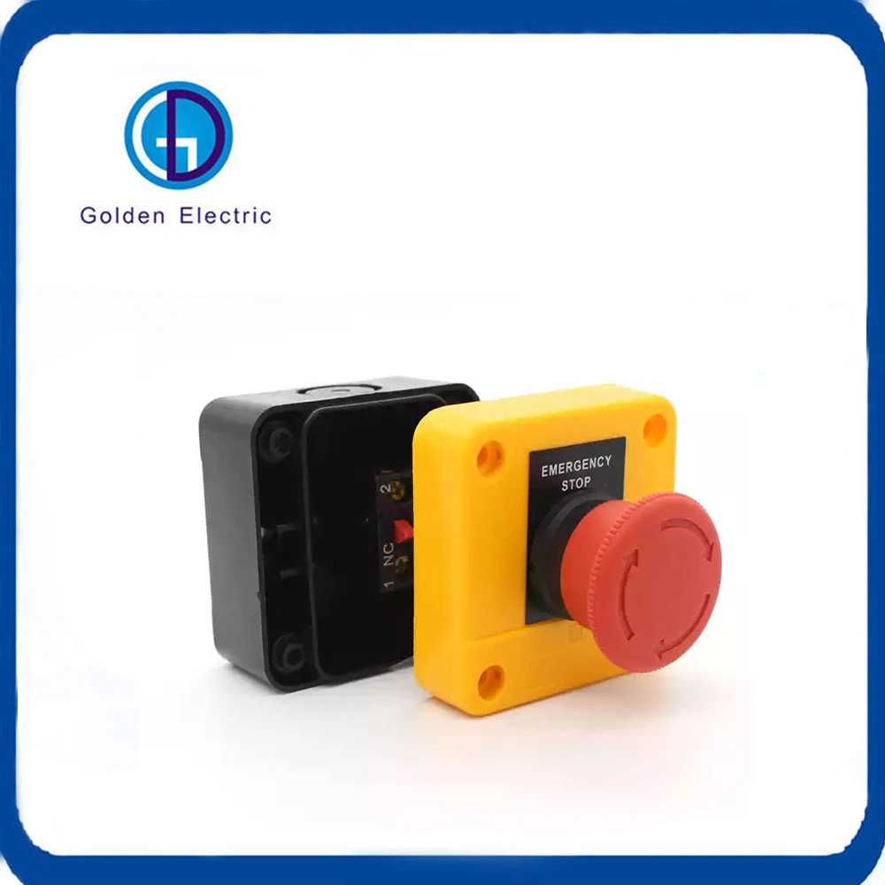 Waterproof Flush 3 Spring Return Button Control Box Push Button Station Control Switch Box