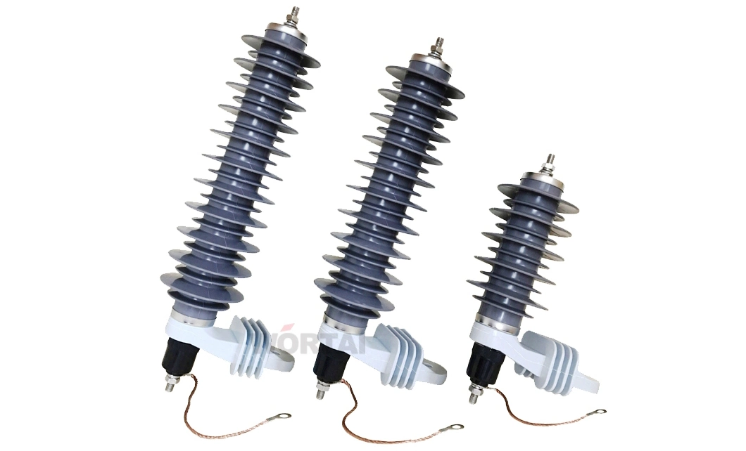 3kv - 36kv Polymeric Metal Oxide Surge Arrester for Distribution Lightning Arrester Apartarrayos ZnO Arrester Surge Protector