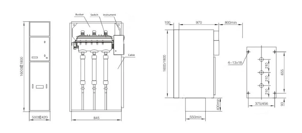 11kv/24kv/33kv/40.5kv Solid Insulated Switchgear Sf6 / Ring Main Unit / Rmu / Power Distribution