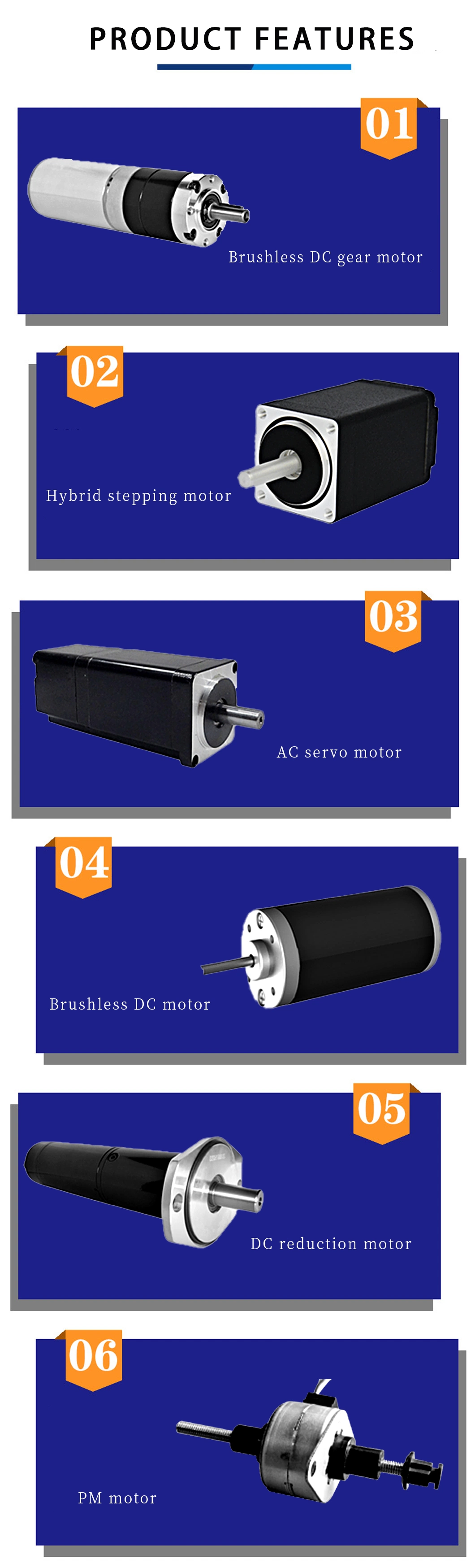 Hot China Products Wholesale High Speed Linear Actuator Brushless Permanent Magnet DC Motor Electric Motor