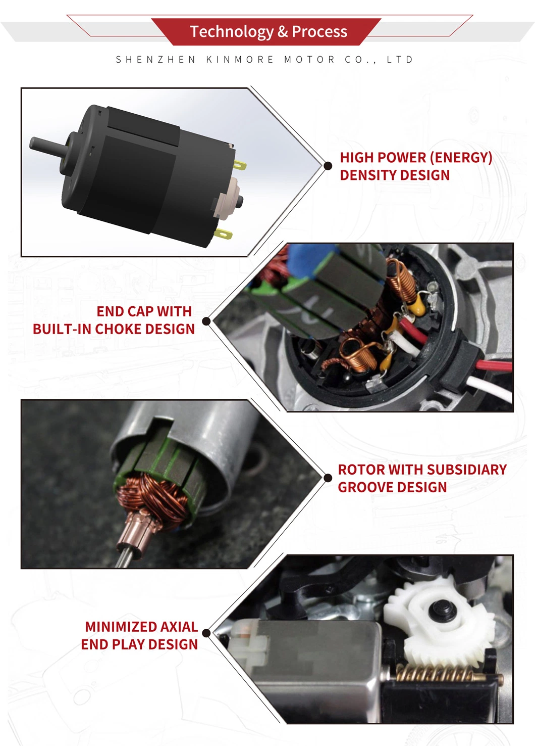 Kinmore RS755 High Speed 110V 220V 230V High Volt Motor Ie1 RS 5512 7712 7912 Electric DC Motor for Hand Mixer Blender