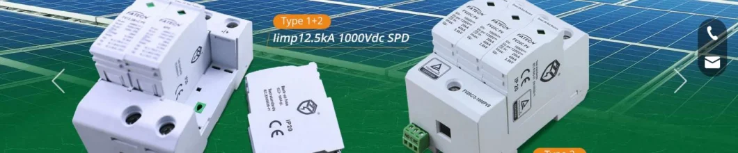 Chinese Solar Type 1 DC Surge Protection Device Iimp 25ka