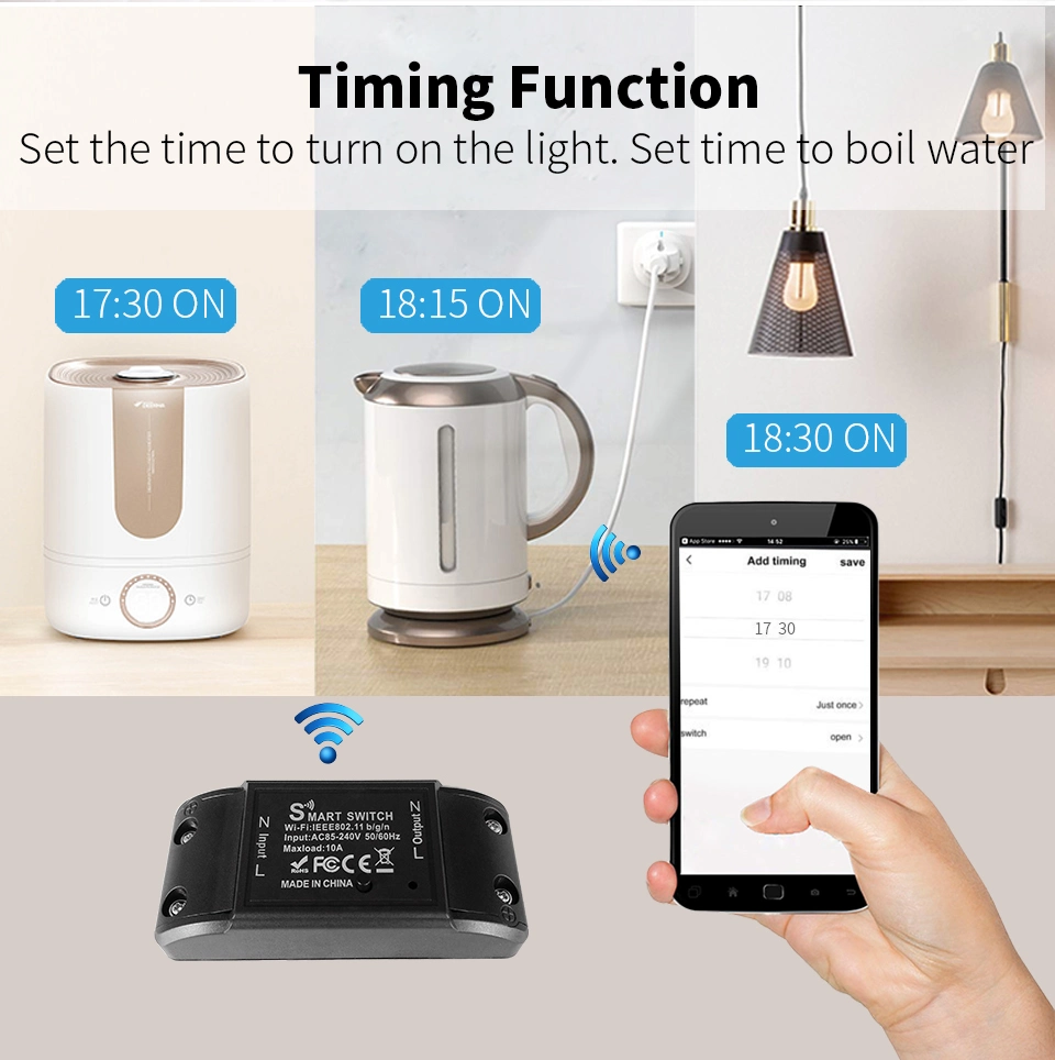 Minco Home Tuya Mini Smart Circuit Breaker APP DIY Timer Relay