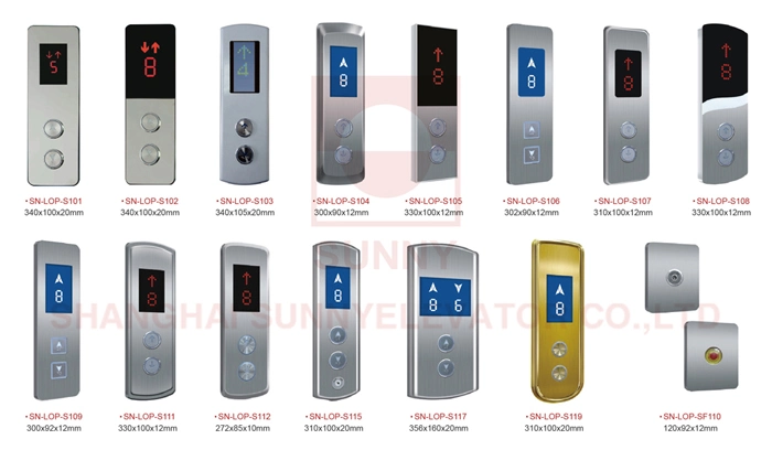 Passenger Lift Parts Elevator Parts Push Button Panel Box