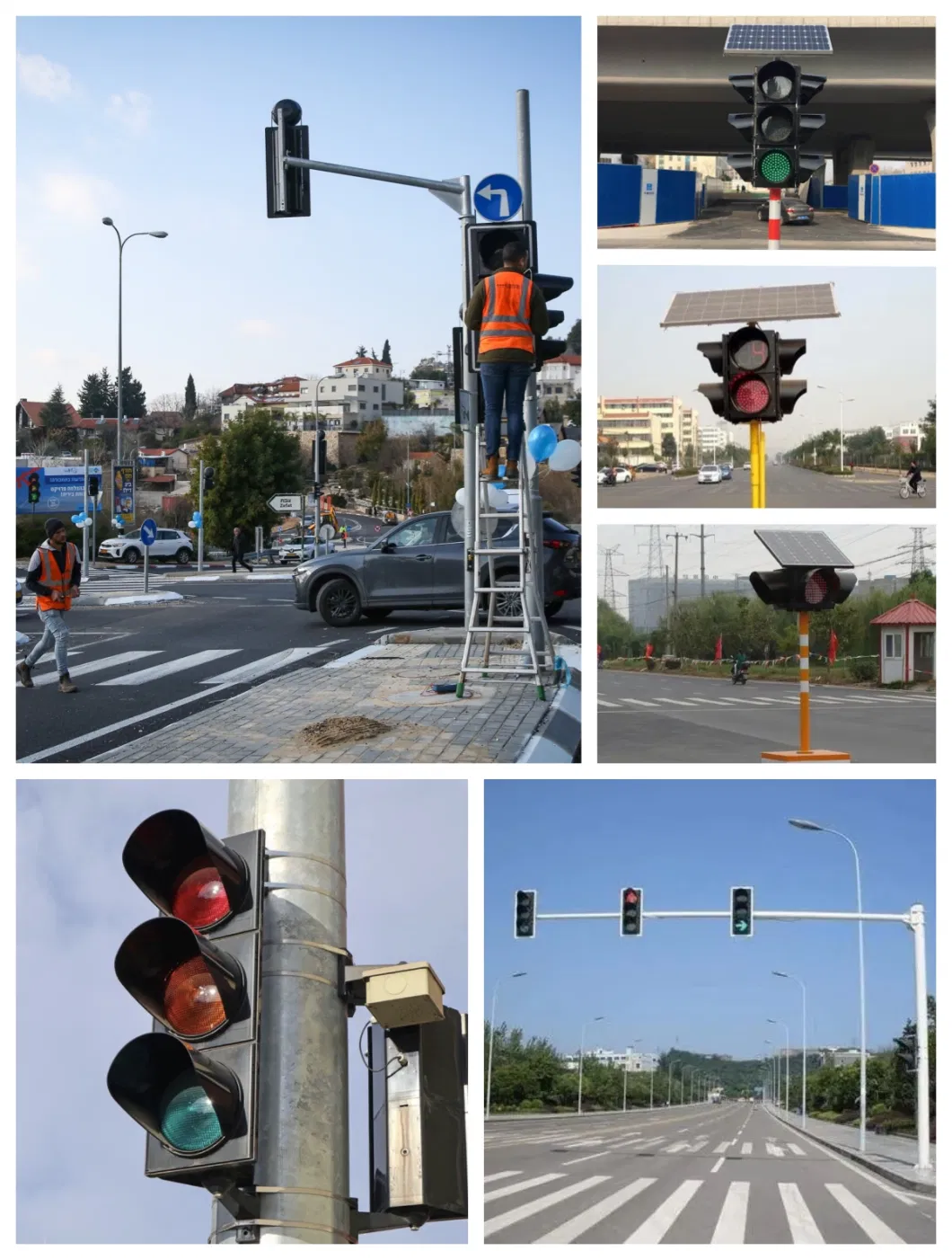 Custom Sidewalk Indicator Road Traffic Light Disc LED Signal Light