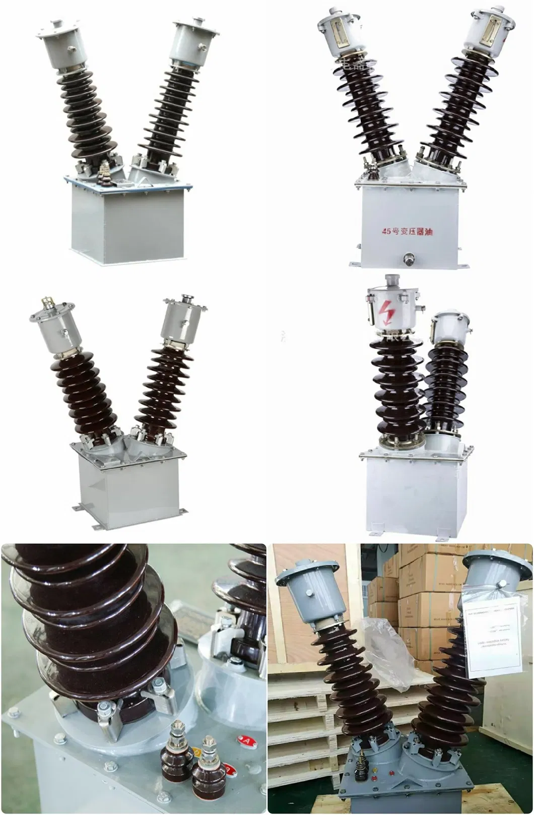 Jdj2 35kv 35000/100V 0.2/6p 80-500va Outdoor Hv Oil-Immersed Insulation Voltage Transformer