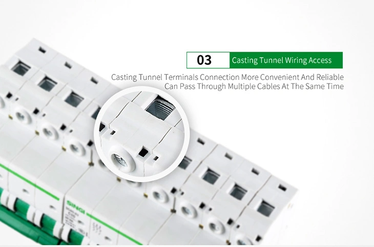 2poles Ce CB Approved High Breaking 6ka MCB