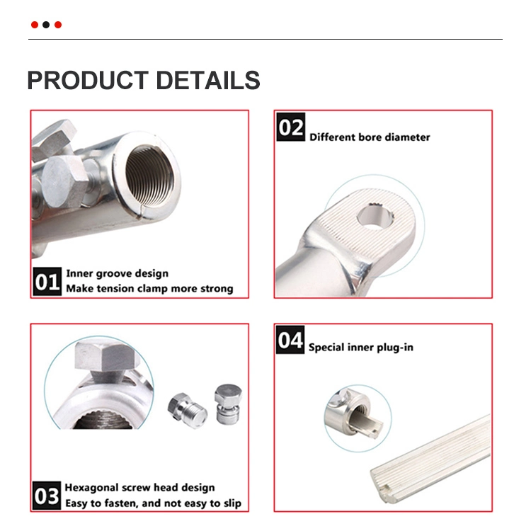 Mechanical Aluminum Electric Cable Connector Shear Bolts Lugs