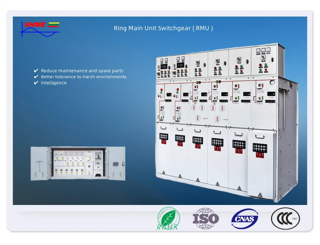 11kv/24kv/33kv/40.5kv Solid Insulated Switchgear Sf6 / Ring Main Unit / Rmu / Power Distribution