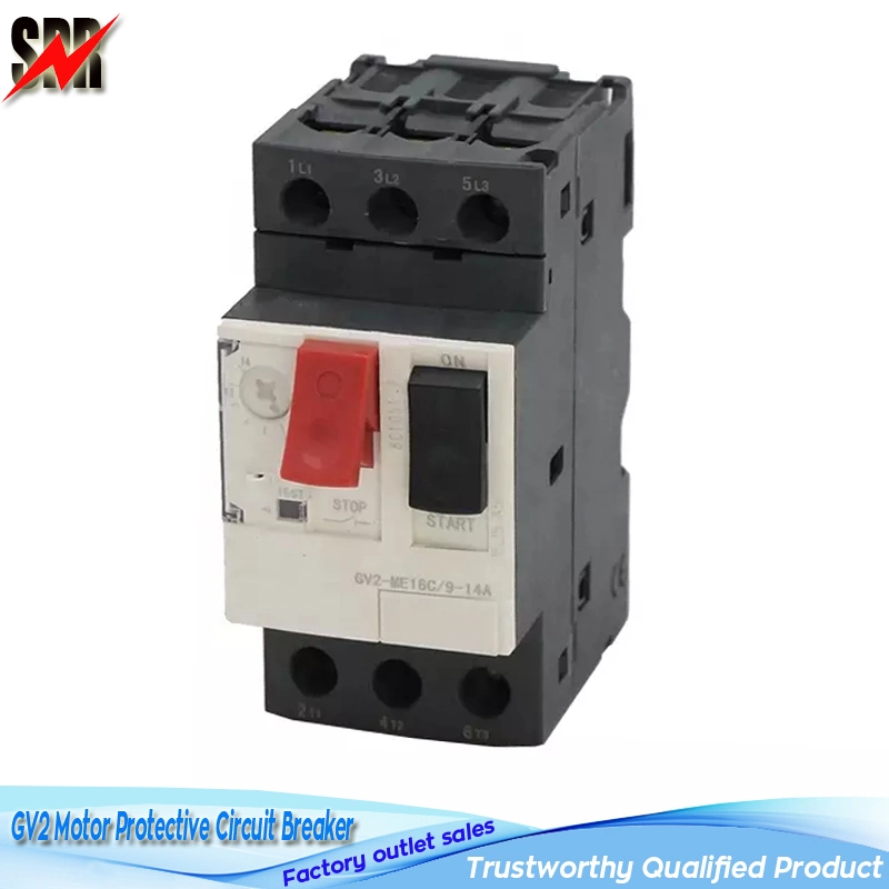 Gv2 Gv3 3p 0.1A~80A Adjustable Motor Protection Switch Motor Manual Starter Circuit Breaker (GV2 GV3 MPCB)