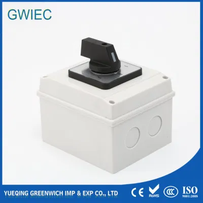Scatola interruttore di trasferimento forno elettrico Gwiec a 2 vie, pulsante singolo
