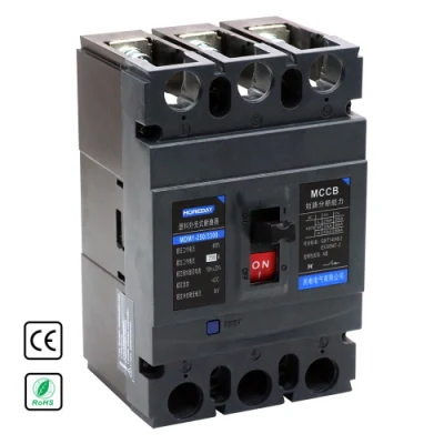 Contenitore stampato CA MCCB 400V alimentazione trifase interruttore di circuito Protezione magnetica 100/250/300/350/400/630AMP