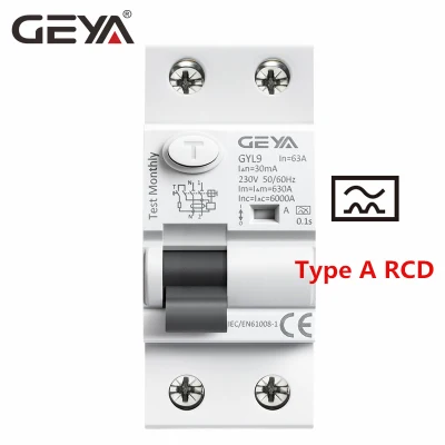 Starter RCCB con protezione da guasti magnetici per interruttore automatico di moda con prezzo di fabbrica Gyl9