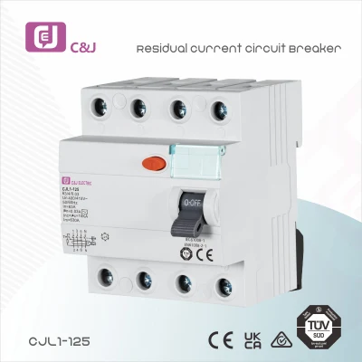 Interruttori automatici a corrente residua rccb Cjl1-125 63 a 30 ma 4p
