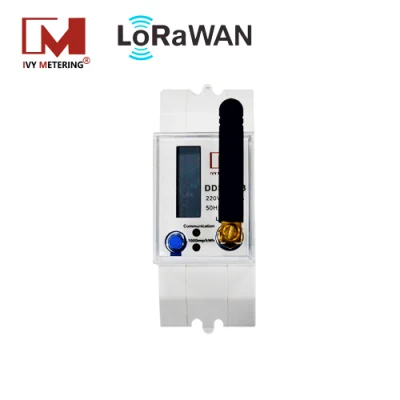 Contatore di energia monofase Lora contatore di potenza intelligente tensione Lorawan Voltmetro con display digitale LCD metri