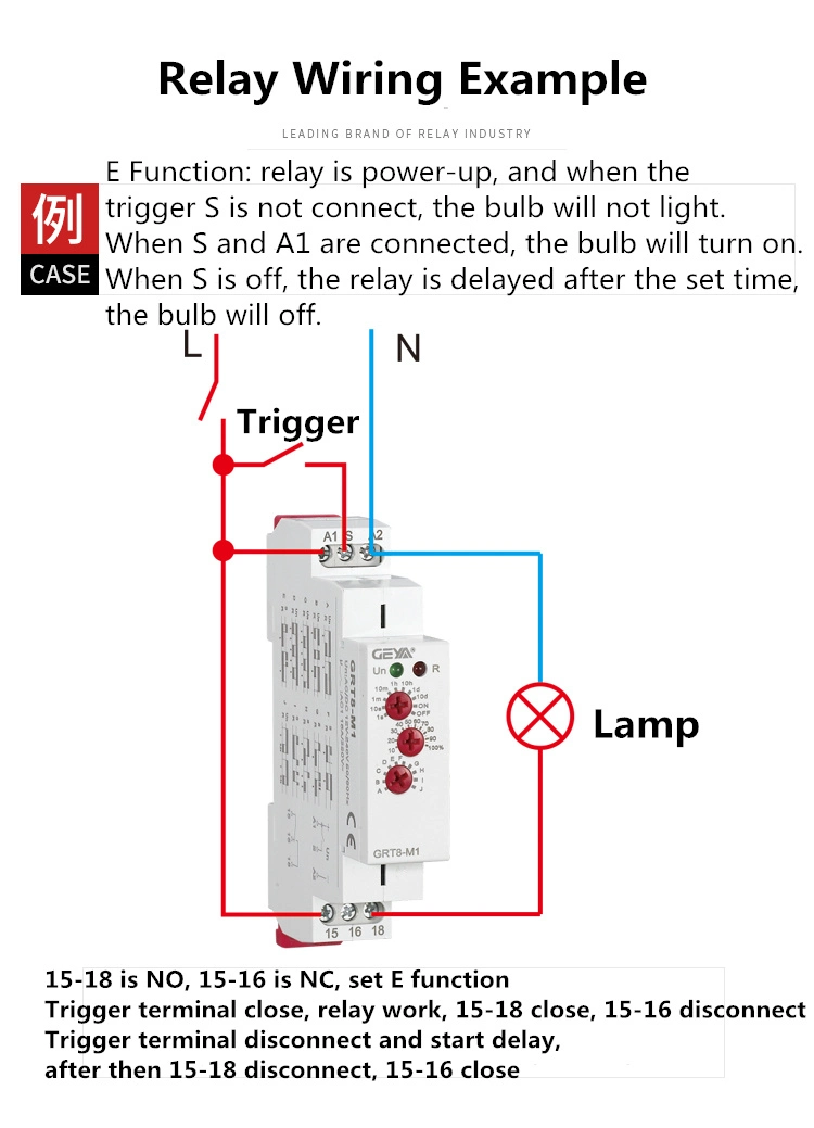 Low Voltage Pneumatic Geya Cycle Timer Digital Display Time Relay